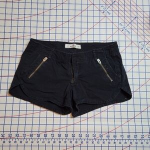 Hollister Black Jean Shorts with Sleek Design